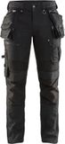 Blåkläder Werkbroek Denim Stretch X1900 1990-1141 - Zwart/Zwart - C50