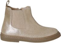 Vertbaudet Leren kinderboots met rits goudgeel