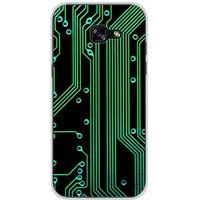 1001 coques Samsung Galaxy A3 2017 Bedrukt siliconen hoesje Texture circuit geek