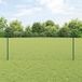 Clôture de jardin verte 1 x 10 m acier et PVC 350398