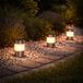OEM Zonnepaneel-traplelampen, set van 3, LED, automatisch, brandduur tot 8 uur