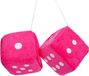 Accessoire de voiture moelleux pour rétroviseur - Coussin suspendu pour intérieur de voiture