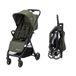 Bebeconfort Azur, Compacte Kinderwagen, 0-3 jaar (15 kg), Lichtgewicht Kinderwagen, Automatisch Inklappen met één Hand, Naadloos Verstelbaar Naar Vlakke Ligstand, Grote Mand, Mineral Green