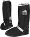 Perletti Zwart met reflecterende band hoge regenoverschoenen (Shoe Cover) L
