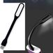 CHPN - Lampe LED USB - Lampe flexible - Avec connexion USB - Petit éclairage LED - Lampe de lecture - Lampe powerbank - Lumière LED - Noir - 17CM