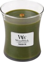 Woodwick Frasier Fir Medium Candle - 275ml - Groen - 5038581057903