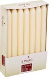 Spaas Bougies de dîner ivoire - 14 pièces - 22 cm - 8 heures de combustion