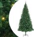 vidaXL Kunstkerstboom Groen 300 cm PVC en Metaal en Plastic met 300 LED-lampjes