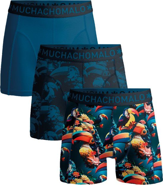 Muchachomalo Boxershorts Heren 3-Pack - XL - Katoen - Multicolor