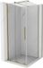 Mexen Velar cabine de douche coulissante 120 x 120 cm, transparent, or