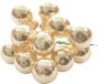 Decoris Kaemingk B.V. 60x Mini glazen kerstballen kerststekers/instekertjes parel 2 cm - Parel kerststukjes kerstversieringen glas