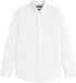 Tommy Hilfiger Heren Overhemd Heritage Oxford Regular Fit Lange Mouw Wit XXL