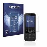 Savvies Screenprotector voor Nokia 225 4G - Folie Beschermfolie transparant 6 Stuks