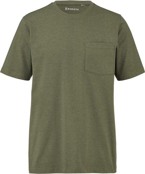 Babista heren T-shirt - 52 - olijf - Plus Size