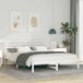 Maison Exclusive - Cadre de lit avec tête de lit Blanc 160 x 200 cm Bois de pin massif