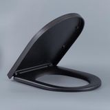 QeramiQ Dely Toiletzitting - los - 40mm - mat zwart