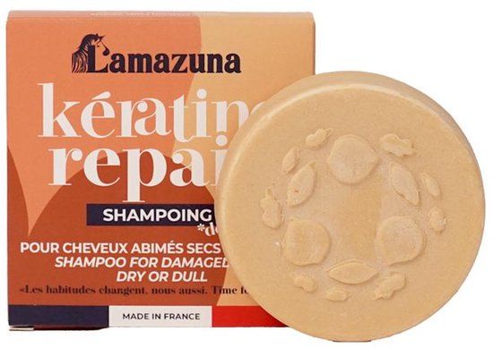 Lamazuna Shampoo bar keratin repair 63 Gram