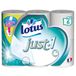 Lotus Just.1 - Toiletpapier, 5-laags, wit, 4 verpakkingen van 6 rollen