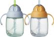 Tommee Tippee Rietjesbeker - 2 stuks - 240 ml - Blauw/Oranje
