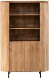 StarFurn Wandkast Solana - Naturel Hout - 115x45x180cm