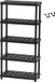 IRIS Étagère XL – 5 Lagen – Extra Groot – Heavy Duty – Zwart