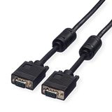 ROLINE VGA kabel HD15 ST - ST met ferrietkern, 10 m