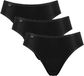 Sloggi 3 stuks Tai microvezel 24/7 voor dames, Zwart (Zwart 04)
