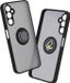 Techsuit Hoesje geschikt voor Samsung Galaxy A05s - Glinth Back Cover met ring en magneet - Zwart