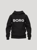 Björn Borg Essential 3 Hoodie Jongens Trui Met Capuchon Kinderen - Zwart - Maat 146-152