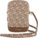 Guess G-Cube Wallet Pouch met Riem (7 Inch) - Bruin