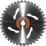 Tecomec 5001070 Tungsten Carbide Disc 40T 255X25,4X1,25, Uniseks, Volwassenen, Zwart, One Size