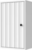 Vicco Eliza Armoire de salle de bain – 40 x 65 cm Blanc ondulé