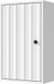 Vicco Eliza Armoire de salle de bain – 40 x 65 cm Blanc ondulé