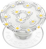 PopSockets PopGrip Plant - Telefoonbutton en Standaard - Madeliefjes - wit