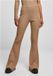 Urban Classics Flared Rib Knit Legging Vrouwen L Beige