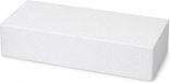 Bellatio Design Piepschuim vormen - rechthoek - 1x - 10 x 20 x 4 cm - styropor hobby / DIY vorm - basis knutselfiguren