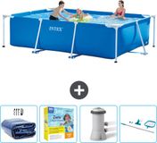 Intex Rechthoekig Frame Zwembad - 300 x 200 x 75 cm - Blauw