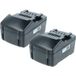 vhbw 2x batterie compatible avec Enerpac BTW6000B, BTW6000E, BTW3000E, BTW500 E, BTW500B, BTW6000 outil, rivet aveugle (4000 mAh, Li-Ion, 18 V)