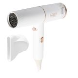 ADLER EUROPE sèche-cheveux ionique, blanc-or, 1400 W