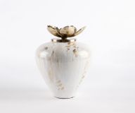 Florena Vase Florena B29 x T29 x H35 cm Verre Kintsugi Fait main