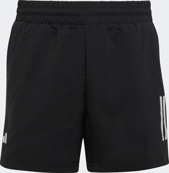 adidas Performance Club Tennis 3-Stripes Short - Kinderen - Zwart - Maat 152