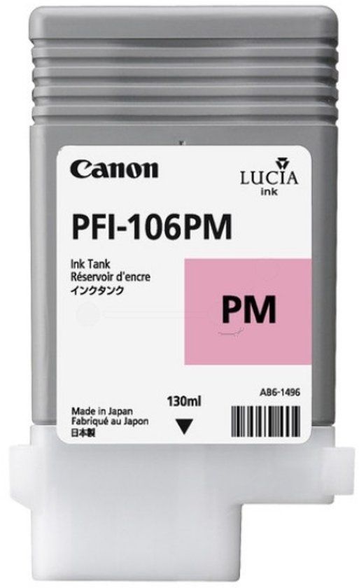 Canon PFI-106PM inktcartridge foto magenta standard capacity 130 ml 1-pack