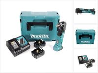 Makita DTM 51 RFJ 18V Li-Ion snoerloos multifunctioneel gereedschap in Makpac + 2x 3.0 Ah Li-Ion accu + snellader