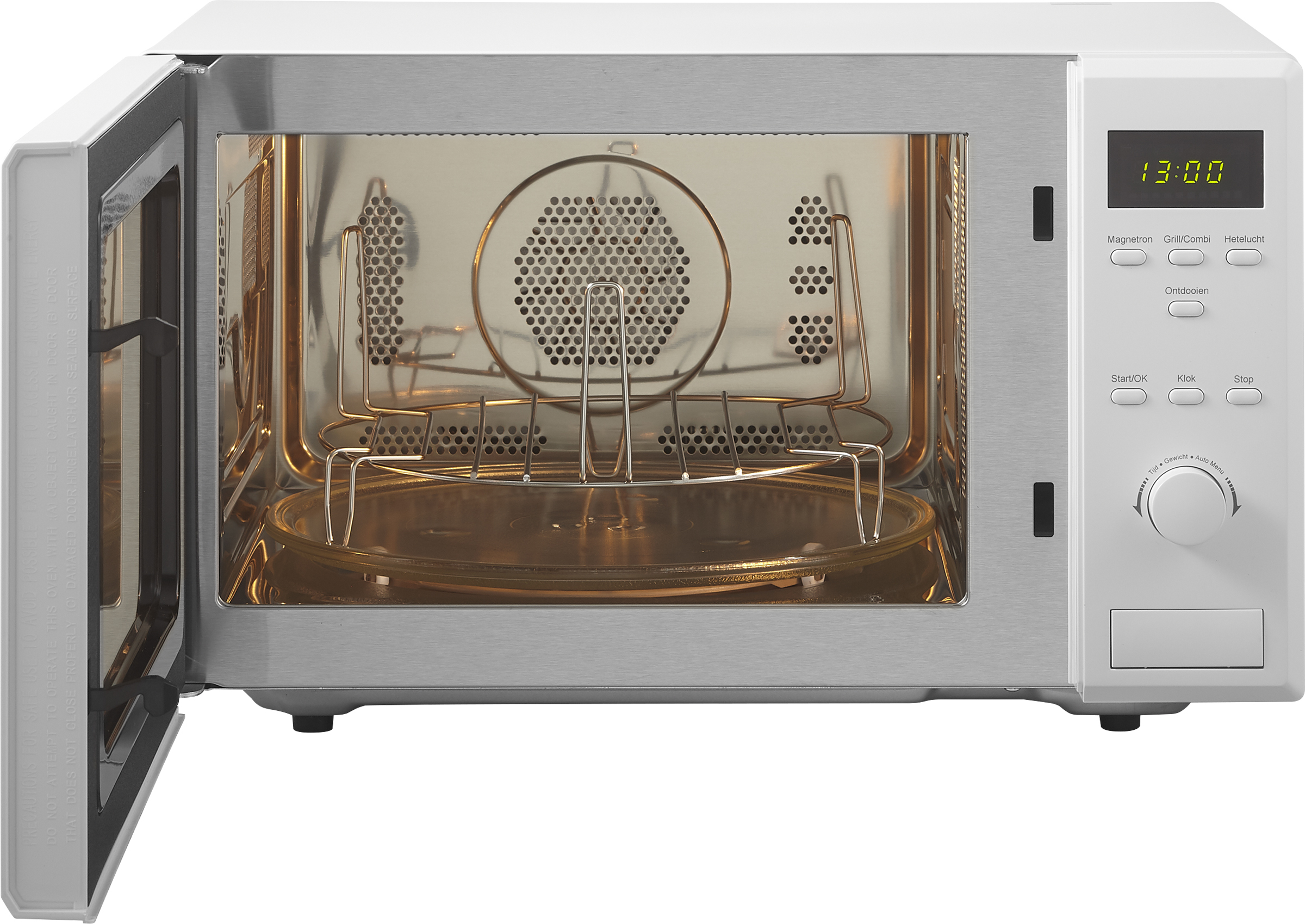 ETNA ECM153WIT Combi-magnetron - Vrijstaand - 900W - 25L - Wit