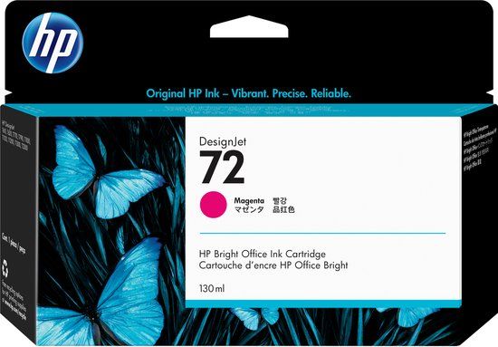 HP 72 Magenta Ink Cartridge - 130 ml