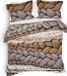 Heckett & Lane Daley Dekbedovertrek - Lits-jumeaux - 260x200/220 cm - Natural Taupe