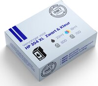G&G Huismerk HP 304XL (N9K08AE) Inktcartridge Zwart + 3 kleuren Voordeelbundel