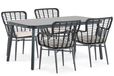 De Laan Projects Lifestyle Toledo/Tavano 160 cm dining tuinset 5-delig