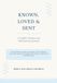 Known, Loved and Sent: A Catholic Purpose and Self Discovery Journal