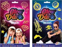 Creative Craft Group Grafix Glow In The Dark Tattoos (1 stuk) assorti